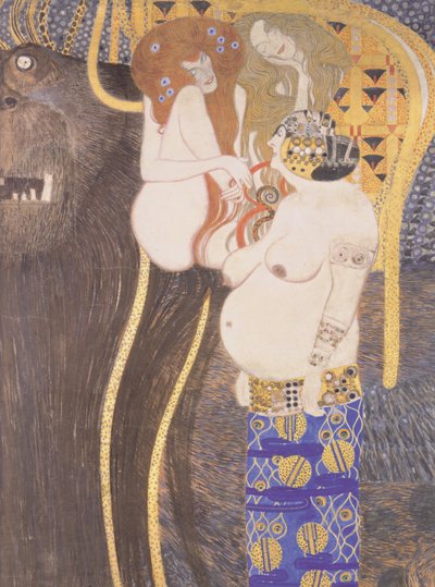 Le forze ostili (dettaglio) da Gustav Klimt